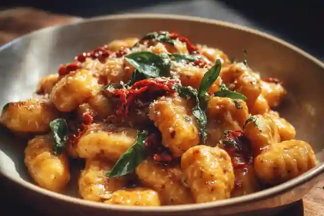 Fast Creamy Sun-Dried Tomato Gnocchi
