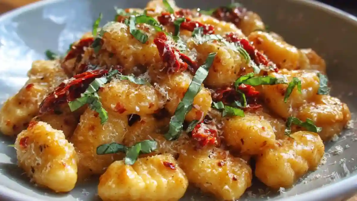 Fast Creamy Sun-Dried Tomato Gnocchi
