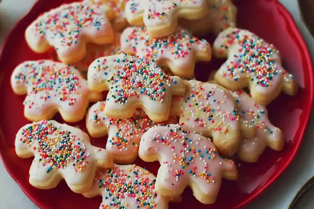 Frosted Circus Animal Cookies