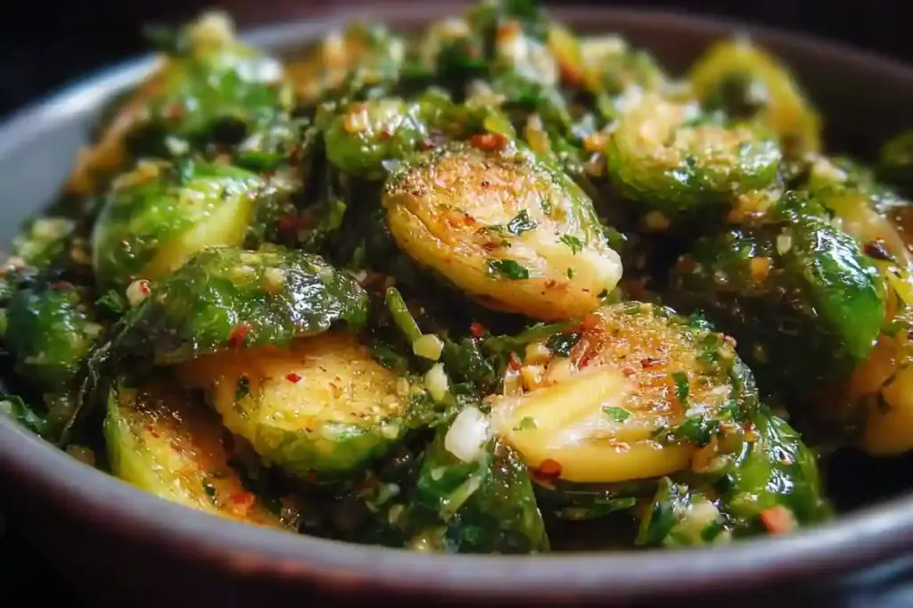 Garlic Butter Brussels Sprouts