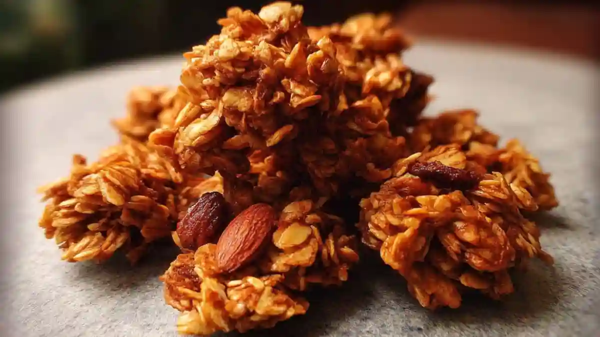 Honey Almond Granola Clusters