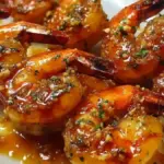 Honey Garlic Glazed Shrimp Skewers