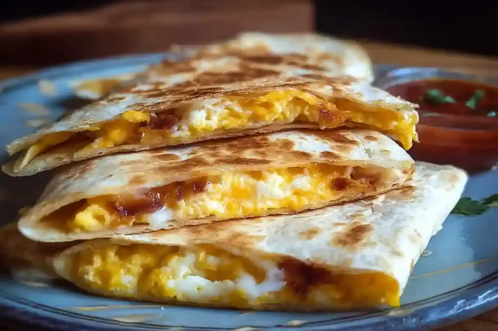 Mini Egg and Cheese Quesadillas