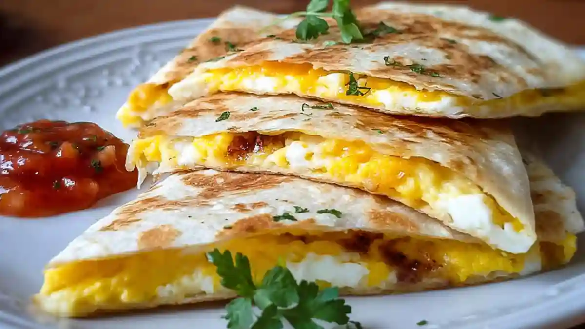 Mini Egg and Cheese Quesadillas