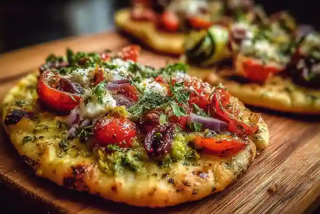 Irresistible Mini Veggie Flatbreads