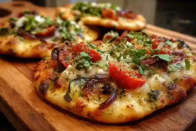 Irresistible Mini Veggie Flatbreads