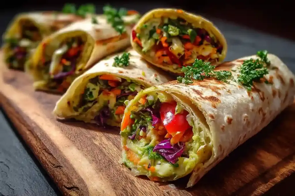 Mummy Veggie Wraps