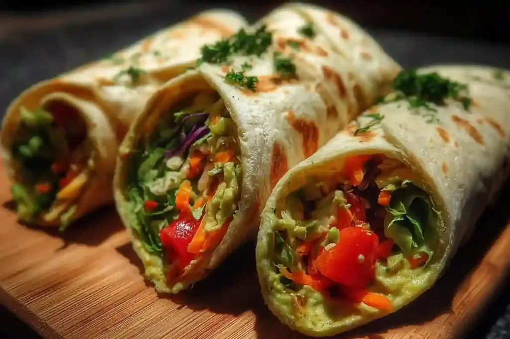 Mummy Veggie Wraps