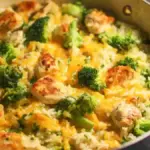One Pot Chicken Broccoli Rice Casserole
