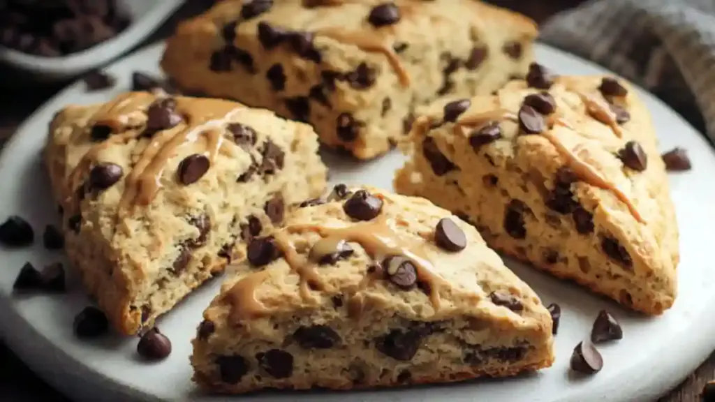 Peanut Butter Chocolate Chip Scones