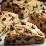 Peanut Butter Chocolate Chip Scones