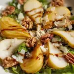 Pear Salad with Balsamic and Walnuts