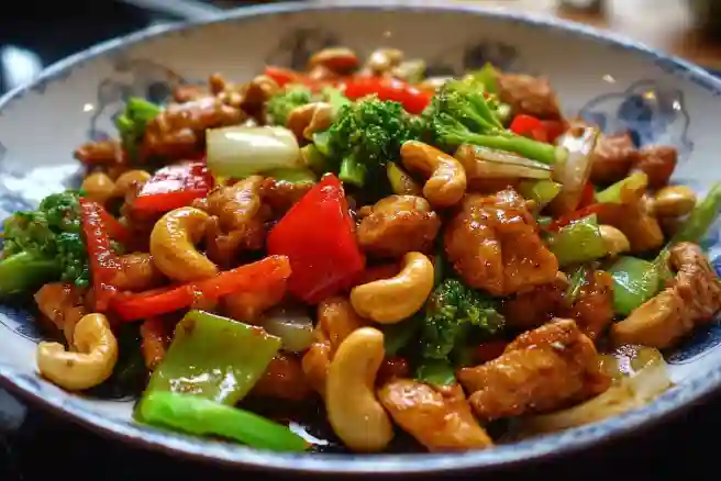 Quick Chicken Stir-Fry with Cashews