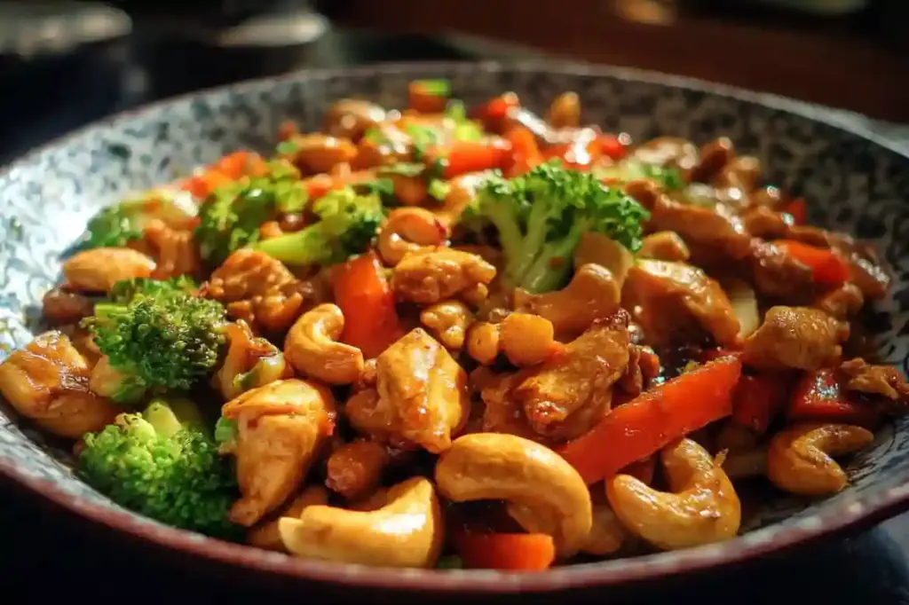 Quick Chicken Stir-Fry with Cashews