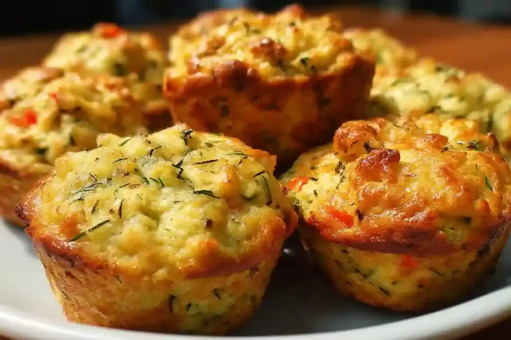 Quick Savory Veggie Muffins