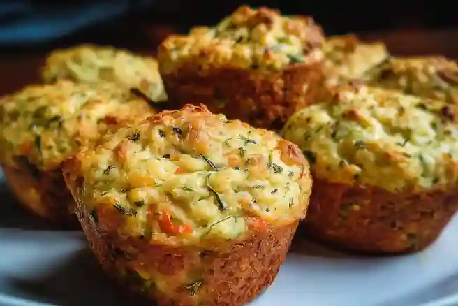 Quick Savory Veggie Muffins