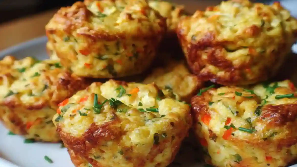Quick Savory Veggie Muffins