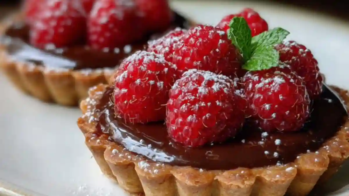 Raspberry Chocolate Tartlets