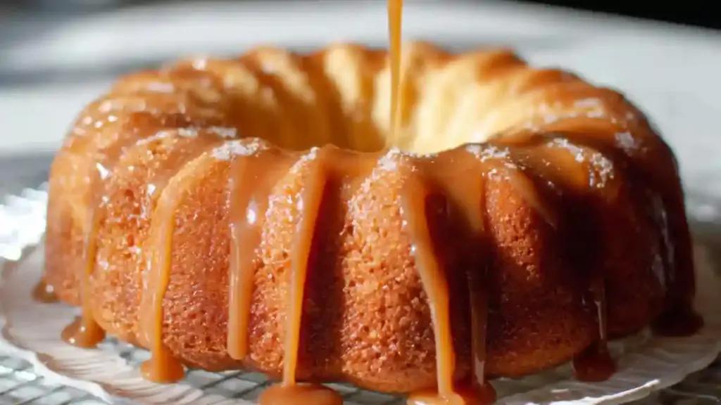Salted Caramel Kentucky Butter Cake