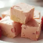 Strawberry Shortcake Fudge