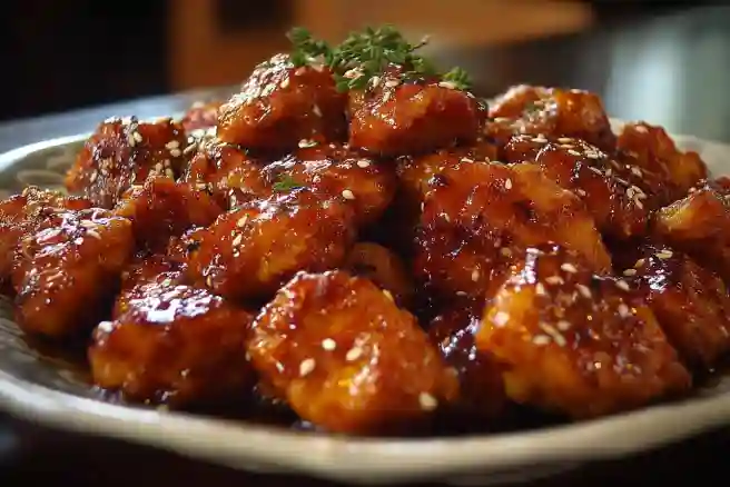 Teriyaki Glazed Chicken Bites