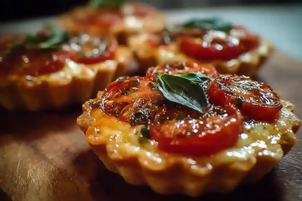 Tomato and Basil Tartlets
