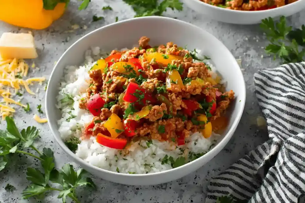 Unstuffed Pepper Bowls