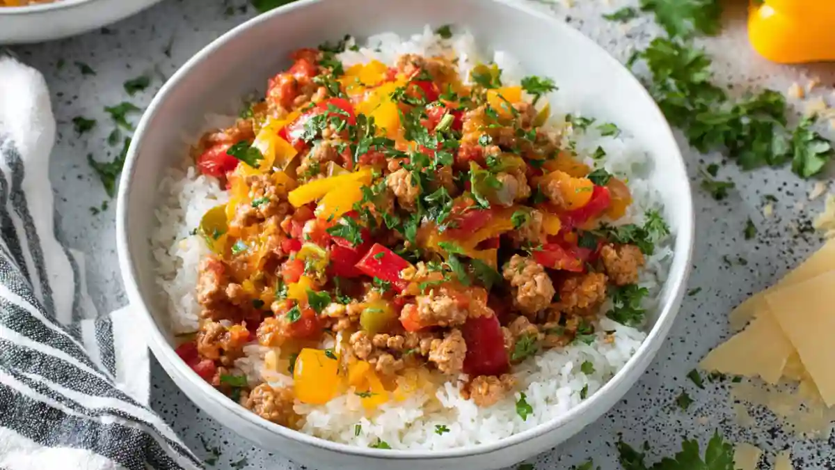 Unstuffed Pepper Bowls