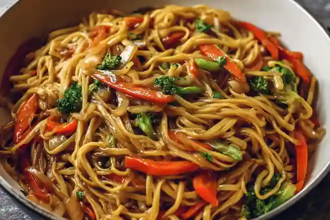 Vegetable Lo Mein Noodles