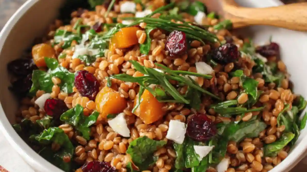 Zesty Wheat Berry Salad