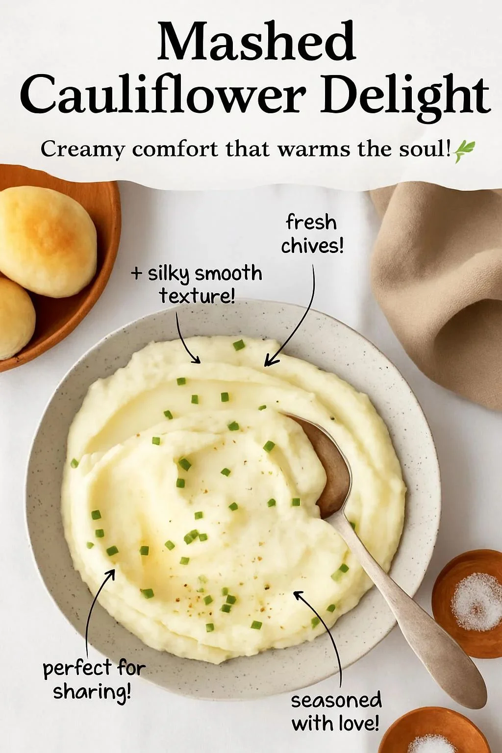 Creamy Mashed Cauliflower