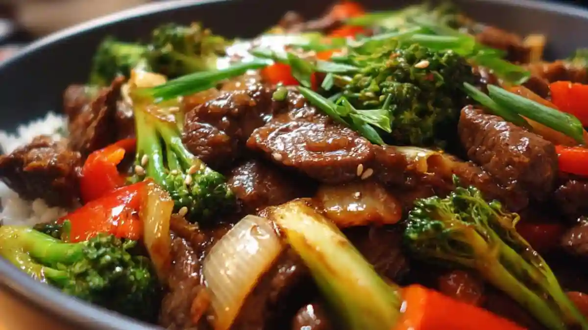 Beef and Vegetable Stir-Fry Bowl