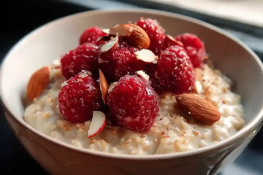 Boost Raspberry Almond Oatmeal