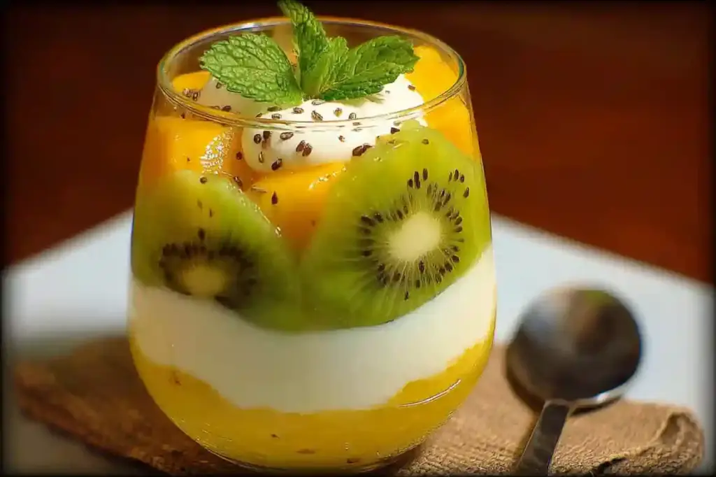 Bright Kiwi Mango Parfait