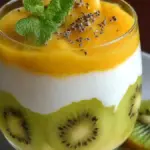 Bright Kiwi Mango Parfait