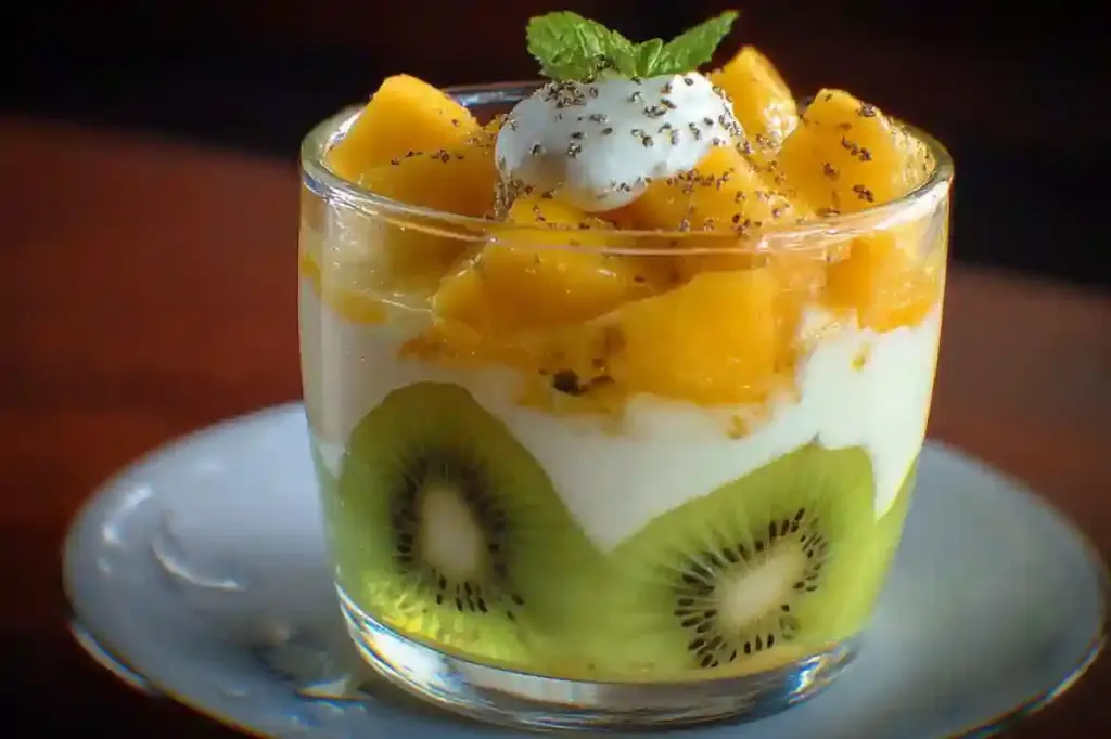 Bright Kiwi Mango Parfait