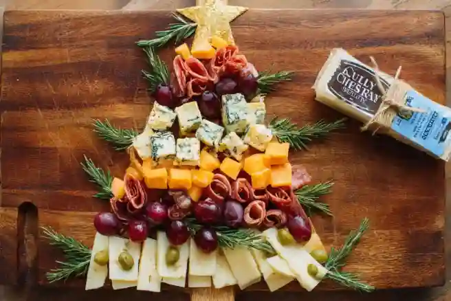 Christmas Tree Shaped Charcuterie Board