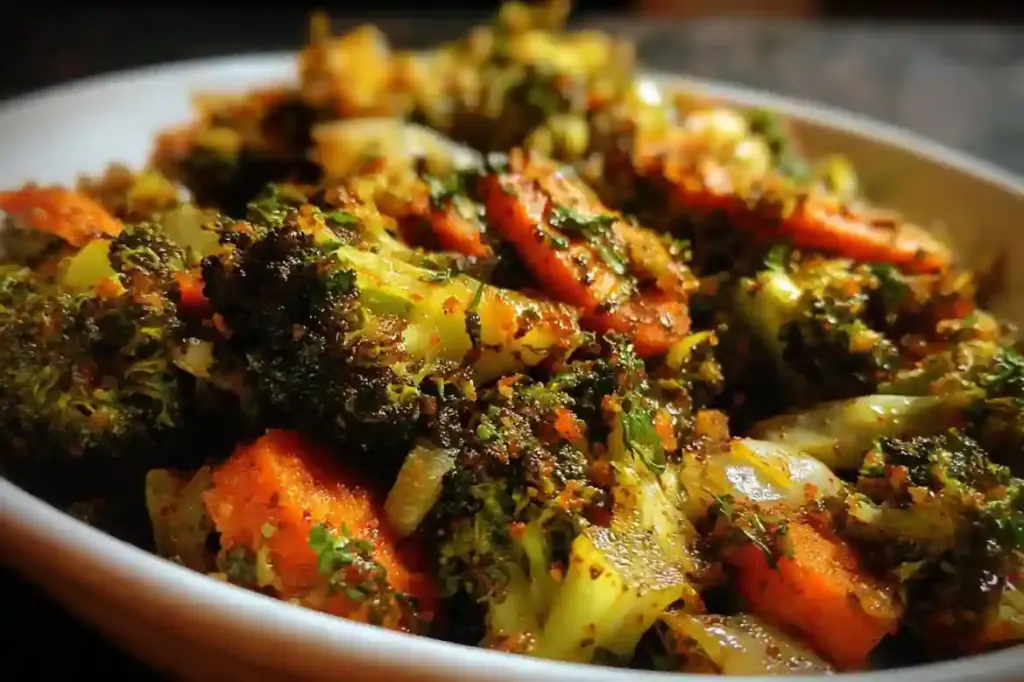 Crunchy Broccoli Carrot Hash