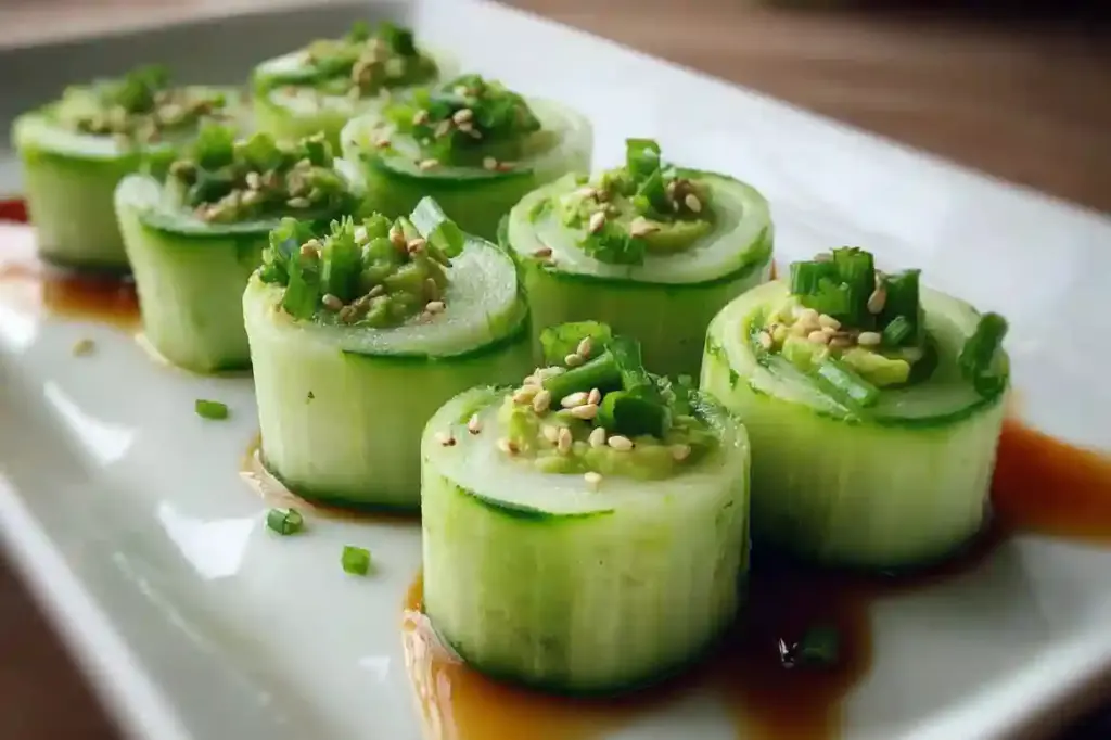 Cucumber Avocado Rolls