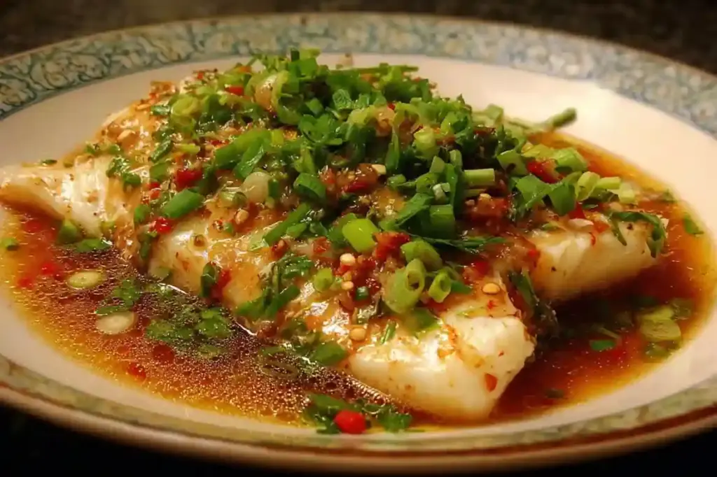 Easy Microwave Steamed Fish
