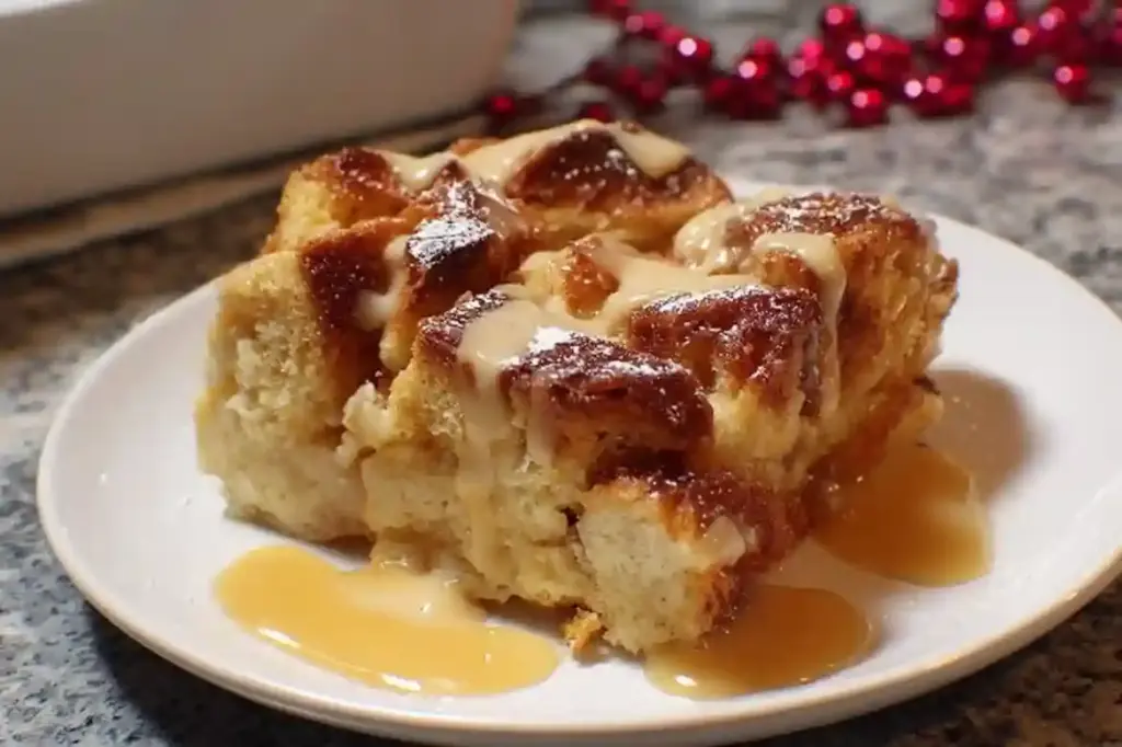 Eggnog Bread Pudding