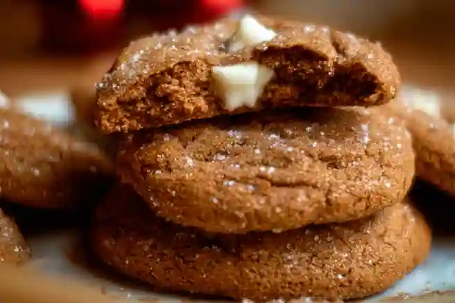 Gingerbread Cheesecake Cookies