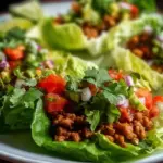 Healthy Turkey Taco Lettuce Wraps