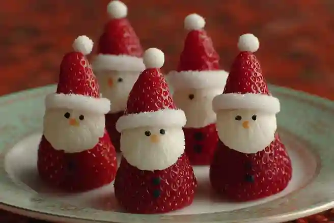 Mini Strawberry Santas