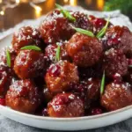 Quick Cranberry Meatballs