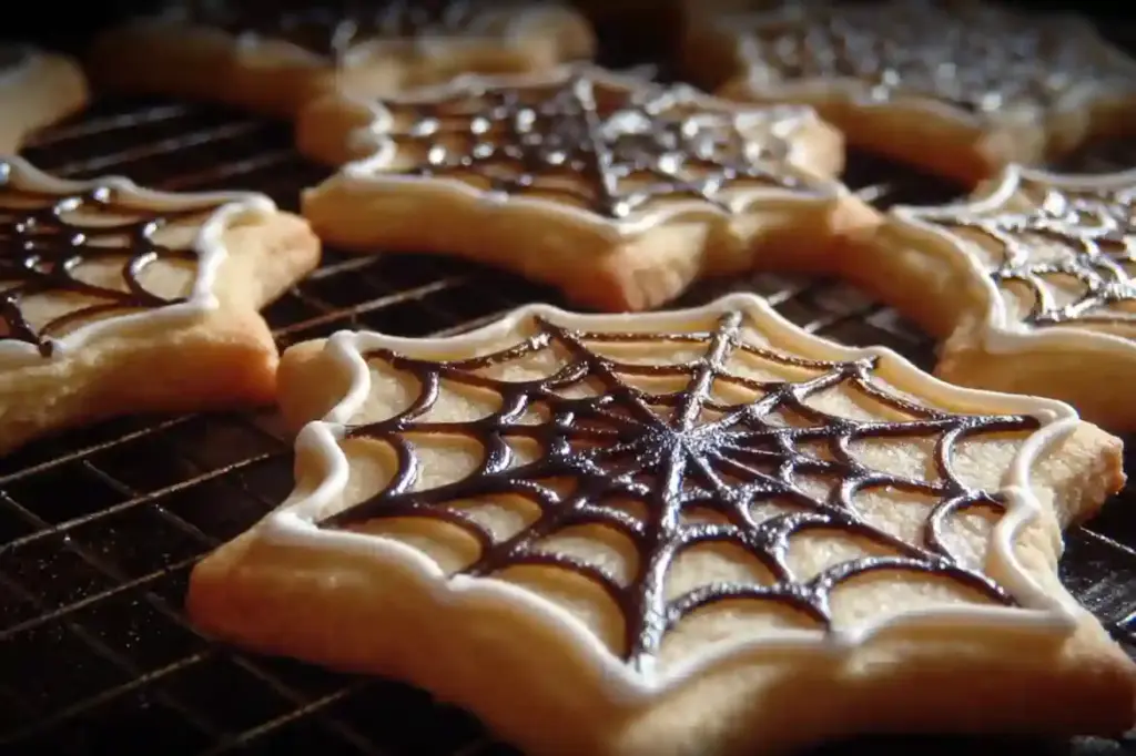 Spider Web Sugar Cookies