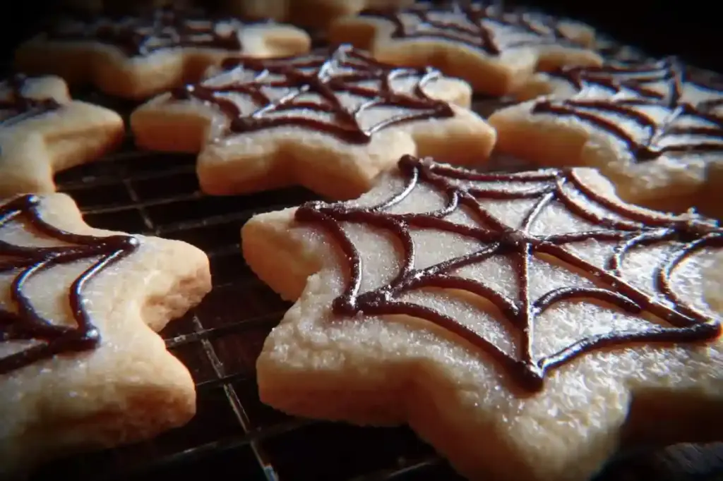 Spider Web Sugar Cookies