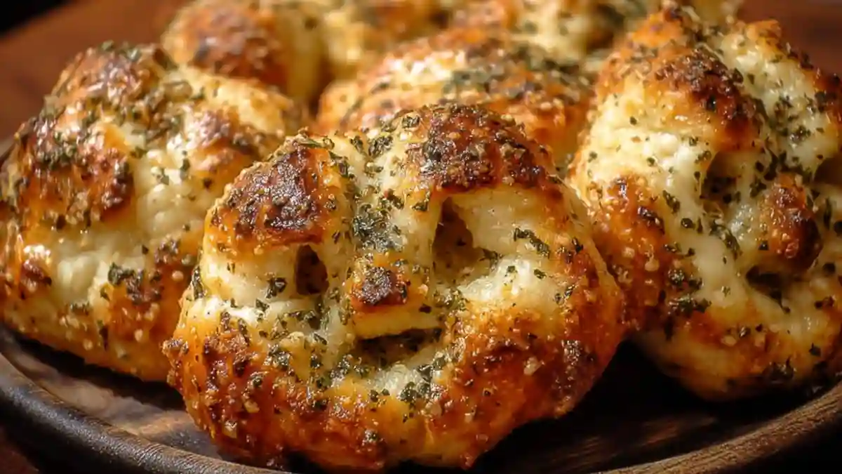 Spooky Garlic Knots