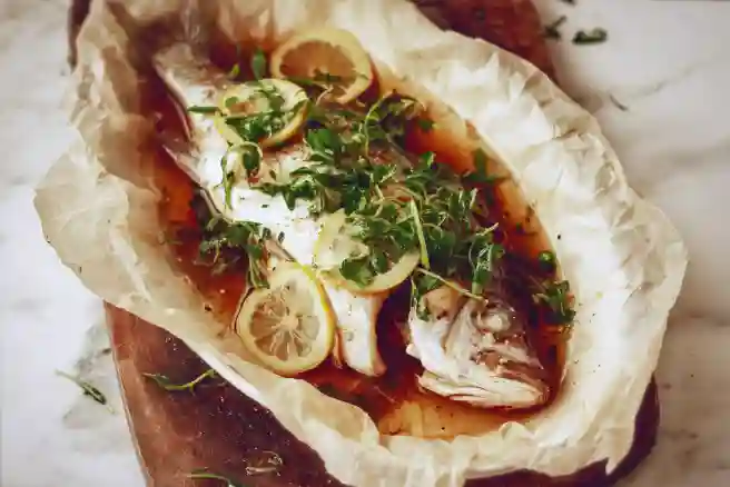 Steamed Whole White Fish