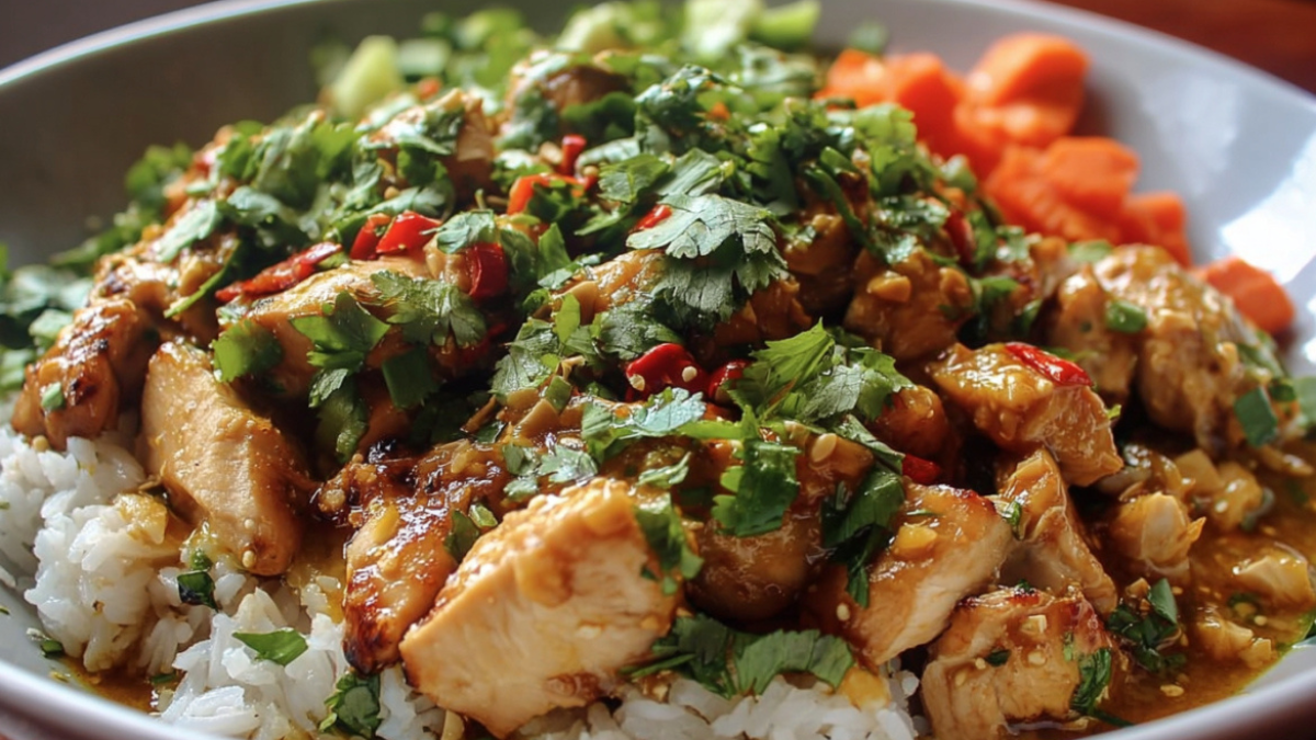 Thai Peanut Chicken Bowl